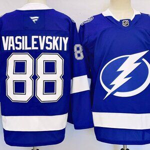 Men's Youth Andrei Vasilevskiy Royal Jersey Stitched